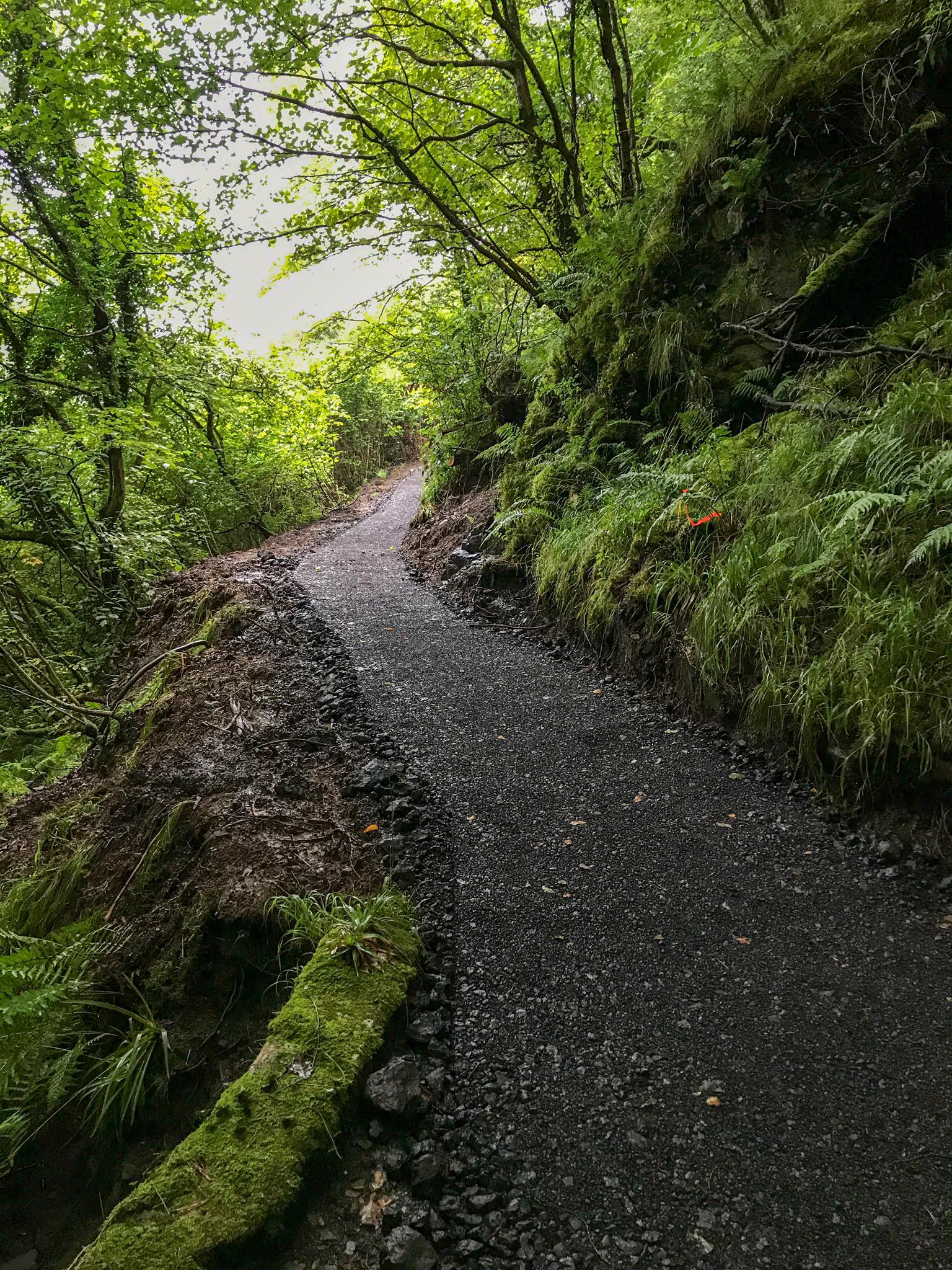 The finished path