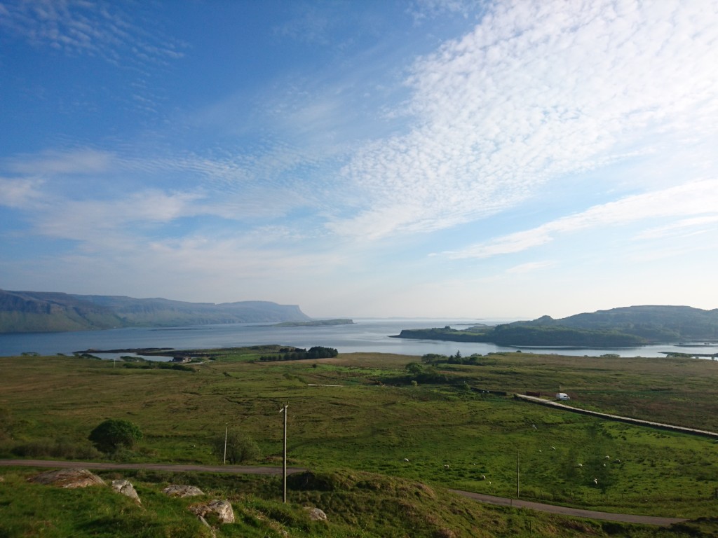 View from the Oskamull plot