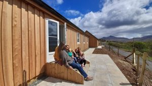 Completed homes at Ulva Ferry, May 2021